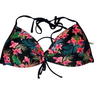 Urbanology Swim Floral Print Top Bikini Size XL
